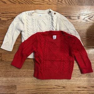 Baby Gap Cable Knit Sweaters